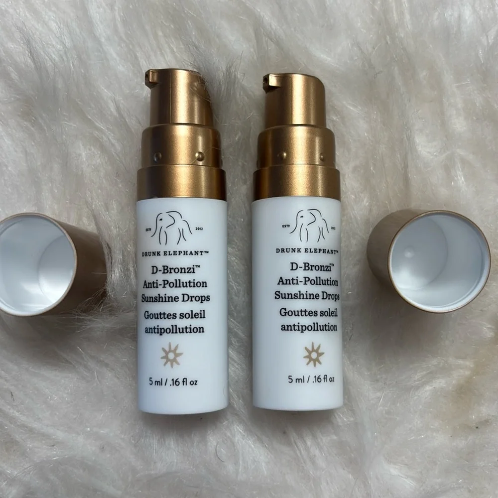 (2) D-Bronzi Anti-Pollution Sunshine Drops Drunk Elephant